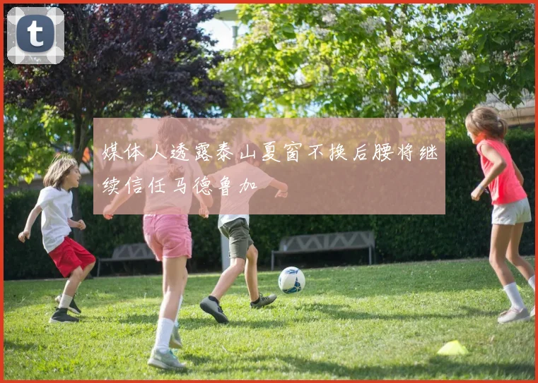 媒体人透露泰山夏窗不换后腰将继续信任马德鲁加